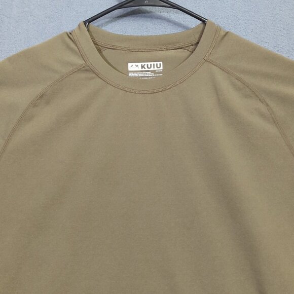 KUIU Shirt Men's XXL Brown Ultralight Long Sleeve Crew Hunting Tee - Picture 3 of 9